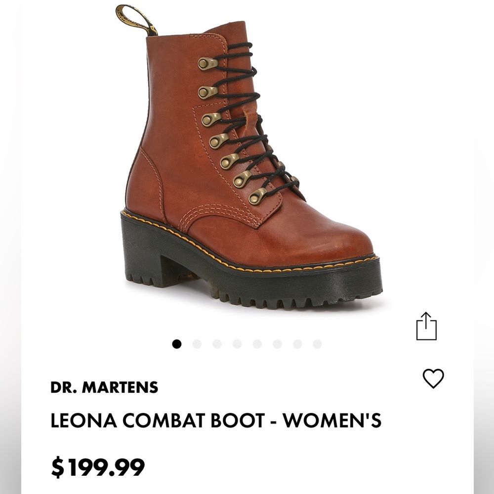 Dr. Martens Leona- brown- women’s 10